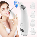 Warm function comedo suction beauty device 6 probes electric comedo pore extractor clean tool  blackhead remover vacuum